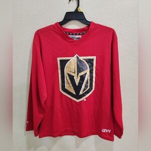 Las Vegas Golden Knights Jersey Adult Small Red Gamewear  Jersey MensSize Small